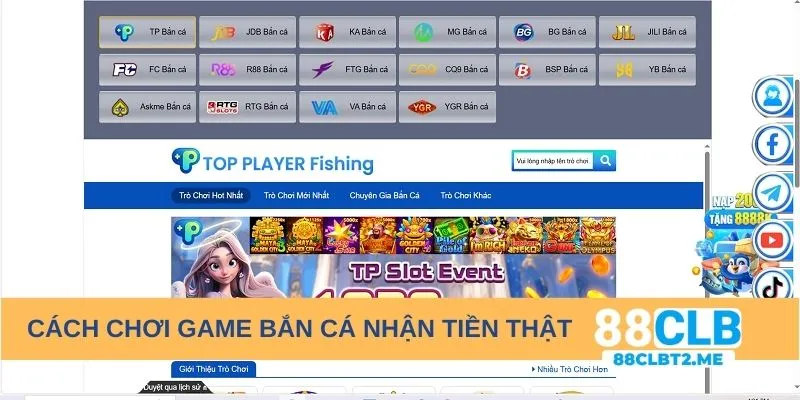 Cách chơi game bắn cá nhận tiền thật 88CLB